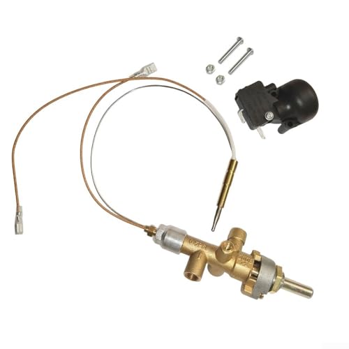 WIIYENA Courtyard Heater Maintenance Kit for Hiland Tower Shaped Patio Heaters Brass Thermoelement Valve Assembly Anti Tip Safety Switch Replacement Parts von WIIYENA