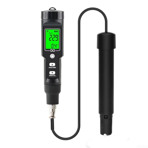 WIIYENA Digitaler Wasserqualitätsmonitor für gelösten Sauerstoff Testgerät für Schwimmbad, Aquarium, Marine Tank von WIIYENA