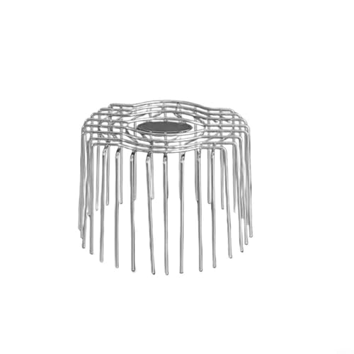 WIIYENA Drainpipe Guard Cover Stainless Steel Gutter Guards Mesh Drain Pipe Protector Outdoor Balcony Drainage Cover for Driveway Roof Gutter Drains(For 180mm Pipe) von WIIYENA