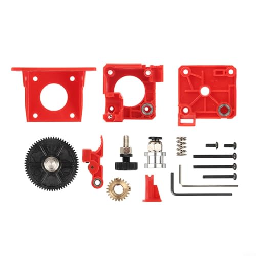 WIIYENA Drucker-Extruder-Feeder-Fernbedienungssystem, kompatibel mit V6-Halterung für 1,75-mm-Filament (rot) von WIIYENA
