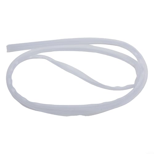 WIIYENA Duschtürdichtungsstreifen aus weichem Gummi, 3 m lang, weiche Duschdichtungen, passend für 8–10 mm Glas für gebogene und vertikale Bildschirme oder Türen (Höhe 10 mm) von WIIYENA