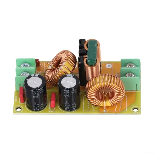 WIIYENA Elektromagnetisches DC-LC-Filtermodul für EMI 10 A 20 A 50 V DC Netzteil Entstörer mit doppelseitiger FR4-Platine (10 A) von WIIYENA
