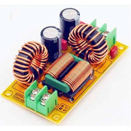 WIIYENA Elektromagnetisches DC LC Filtermodul für EMI 10A 20A 50V DC Netzteil Entstörer mit doppelseitiger FR4 Platine (4A) von WIIYENA