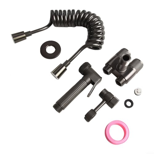 WIIYENA Hand-Bidet-Sprüh-Set, 304 Edelstahl, Sprühdusche, Hand-WC, Bidet, Wasserhahn, Duschdüse, selbstreinigend von WIIYENA