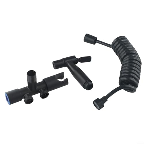 WIIYENA Hand-Bidet-Sprüh-Set aus Edelstahl mit 2 m Schlauch, G1/2-Anschluss für WC-Dusche, Hygiene, Haustierreinigung, Stoffwindelspülung, Gartenarbeit, vielseitig einsetzbar für Zuhause und von WIIYENA