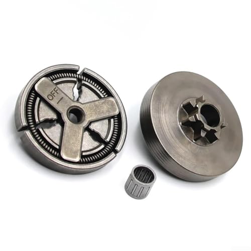 WIIYENA Kupplungstrommel-Set aus Metall mit Nadellager für Kettensägenmodelle 4500 5200 5800 von WIIYENA