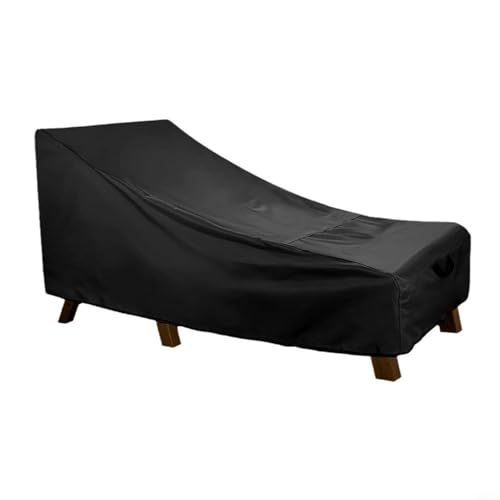 WIIYENA Outdoor Garden Lounge Chair Covers Waterproof Oxford Fabric Dustproof Sun Lounger Protection for Garden Patio Furniture Guard(84) von WIIYENA