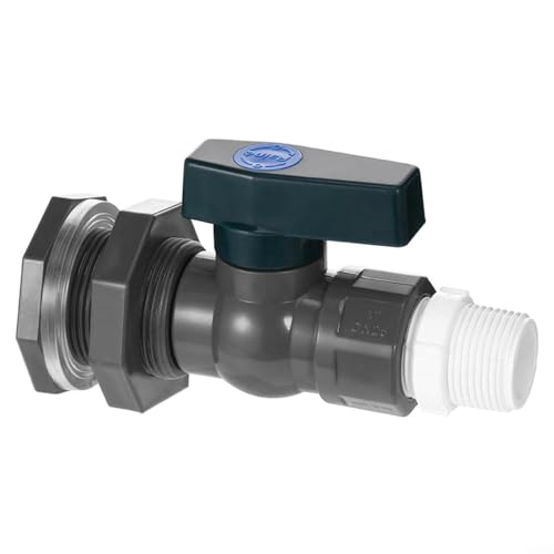 WIIYENA Regentonnen-Wasserhahn-Set, Gartenhahn-Anschluss, Zapfhahn mit Schottanschluss und Schlauchadapter für Garten, Schwimmbäder, Wassertanks von WIIYENA