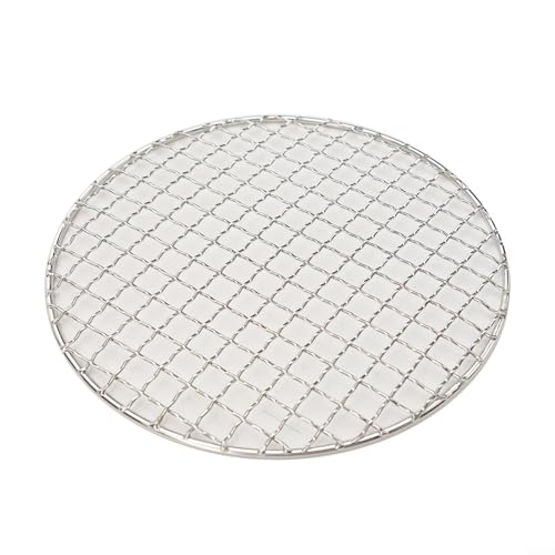 WIIYENA Runder Bräter, Edelstahl, rundes Gitter, Grillnetz, Backblech, Grillgitter, Kochgitter (20 cm) von WIIYENA