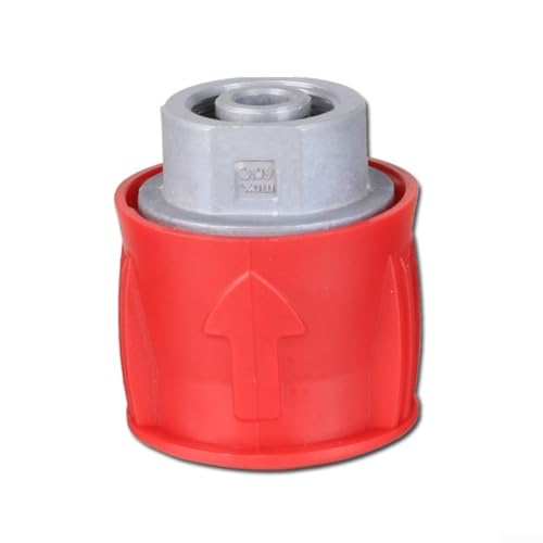 WIIYENA Schnellverbindungsadapter für Kärcher Hochdruckreiniger der K-Serie, 8–9 mm, blauer Metallstecker (rot) von WIIYENA