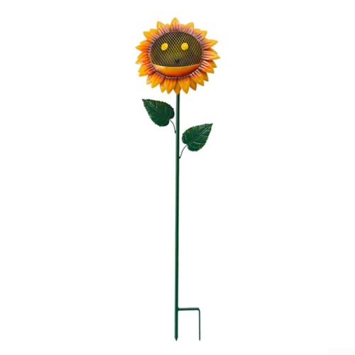 WIIYENA Stehender Vogelfutterspender aus Metall mit Sonnenblumen-Design für den Außenbereich WIIYENA Stehender Vogelfutterspender aus Metall mit Sonnenblumen-Design für den Außenbereich von WIIYENA