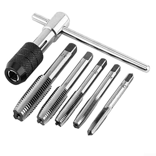 WIIYENA Verstellbarer T-Griff Ratschenschlüssel für verbesserten Halt und reduzierte Ermüdung der Hand (3–6 mm Set) von WIIYENA