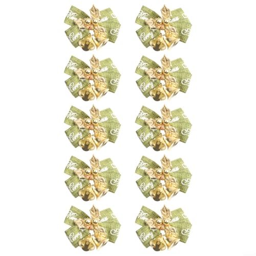 WIIYENA Weihnachtsbaumschleifen, Stoffschleifen, Ornamente, Haushalt, Markt, Café, Weihnachtsbaum, hängende Dekoration, doppelt, rot, 10 Stück WIIYENA Weihnachtsbaumschleifen, Stoffschleifen, Ornamente, Haushalt, Markt, Café, Weihnachtsbaum, hängende Dekoration, doppelt, rot, 10 Stück von WIIYENA