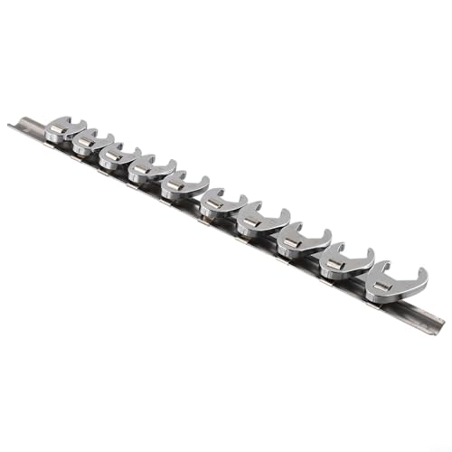WIIYENA Zuverlässiges verchromtes Hahnenfußschlüssel-Set, 10 bis 22 mm, metrisch, Größe deutlich markiert WIIYENA Zuverlässiges verchromtes Hahnenfußschlüssel-Set, 10 bis 22 mm, metrisch, Größe deutlich markiert von WIIYENA