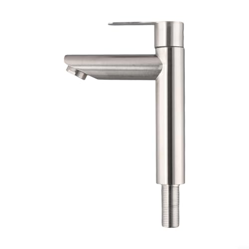 Waschbeckenarmatur mit glattem Wasserfluss Single Cold 304 Edelstahl von WIIYENA