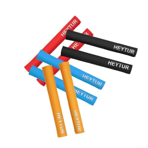 Weiche Kanu-Paddelgriffe für Kajak, 2 Stück, rutschfeste Griffabdeckungen, ideal für reibungsloses Paddeln (schwarz) von WIIYENA