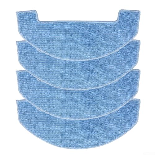 Wischmopp-Zubehör-Set, kompatibel mit Mova E10 Saugroboter, 4 oder 10 Stück, 4 Stück Wischmopp-Zubehör-Set, kompatibel mit Mova E10 Saugroboter, 4 oder 10 Stück, 4 Stück von WIIYENA