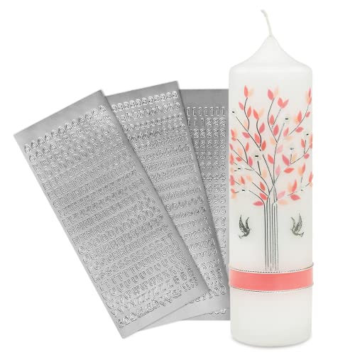 WikaKerzen DIY Taufkerze Lebensbaum - Personalisierbare Kerze zur Hochzeit, Taufe & Kommunion - Geschenk für Junge - Sticker für Datum & Name - 25x7cm WikaKerzen DIY Taufkerze Lebensbaum - Personalisierbare Kerze zur Hochzeit, Taufe & Kommunion - Geschenk für Junge - Sticker für Datum & Name - 25x7cm von WIKAKERZEN