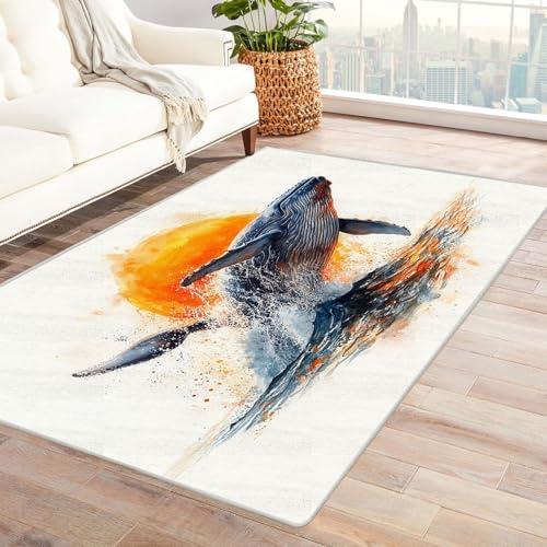 WIKEO Strand Waschbarer Modern Teppich Wohnzimmer Graffiti Ocean Beach Sonnenuntergang Kurzflor weicher Bodenbelag fürs Esszimmer,Kinderzimmer, Schlafzimmer und die Küche geeignet-180x240cm WIKEO Strand Waschbarer Modern Teppich Wohnzimmer Graffiti Ocean Beach Sonnenuntergang Kurzflor weicher Bodenbelag fürs Esszimmer,Kinderzimmer, Schlafzimmer und die Küche geeignet-180x240cm von WIKEO