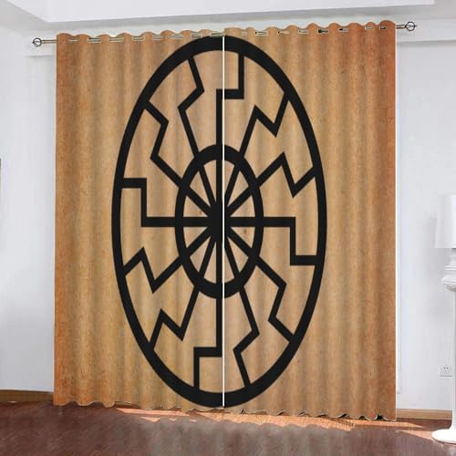 WIKINGER Vorhänge mit ösen 2er Set B 280 X H 175 cm Gardinen Blickdicht Kälteschutz Schallschutz Verdunkelung Wärmeisolierende Vorhang für Wohnzimmer Schlafzimmer WIKINGER Vorhänge mit ösen 2er Set B 280 X H 175 cm Gardinen Blickdicht Kälteschutz Schallschutz Verdunkelung Wärmeisolierende Vorhang für Wohnzimmer Schlafzimmer von WIKINGER