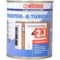 Wilckens Fenster&Türenlack 2in1 Weiß seidenmatt 0,375l 12993100030 von WILCKENS