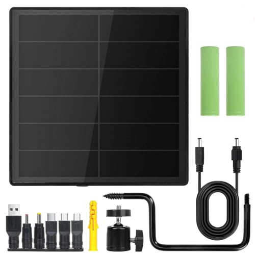 D5 3 In 1 Mini Solar Panel Kit Built In Controller,5200mah 2-Lithium Battery With Dc5521 Output 5v Solar Charger Waterproof IP67 For Farm Outdoor Equipment D5 3 In 1 Mini Solar Panel Kit Built In Controller,5200mah 2-Lithium Battery With Dc5521 Output 5v Solar Charger Waterproof IP67 For Farm Outdoor Equipment von WILDGAMEPLUS