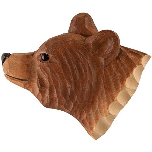 Wildlife Garden - Magnet Braunbär (WG4913) - Handgeschnitzt von WILDLIFEGARDEN
