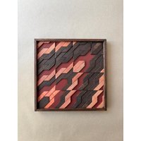Varuna - Handgefertigtes Upcycling-Holzbild Aus Gerettetem Altholz | Nachhaltiges Unikat Mit Einzigartiger Patina Wild Vision von WILDVISIONwoodart