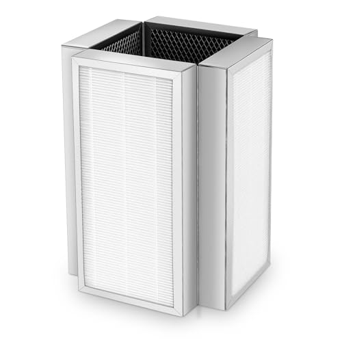50 Ersatzfilter, kompatibel mit 50 Air Pur ifier, 3-in-1-Vorfilter, HEPA-Filter und Aktivkohle, 1 Packung von WILERDA