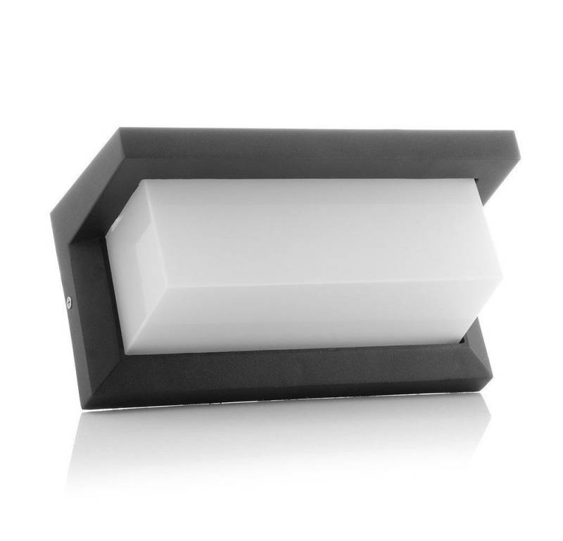 WILGOON Außen-Wandleuchte 18W LED Wandleuchte mit Bewegungsmelder, IP65 Wasserdichte, LED fest integriert, Kaltweiß, Aluminium Rechteck Außen Wandlampe,26 x 12.5 x 12.5cm WILGOON Außen-Wandleuchte 18W LED Wandleuchte mit Bewegungsmelder, IP65 Wasserdichte, LED fest integriert, Kaltweiß, Aluminium Rechteck Außen Wandlampe,26 x 12.5 x 12.5cm von WILGOON