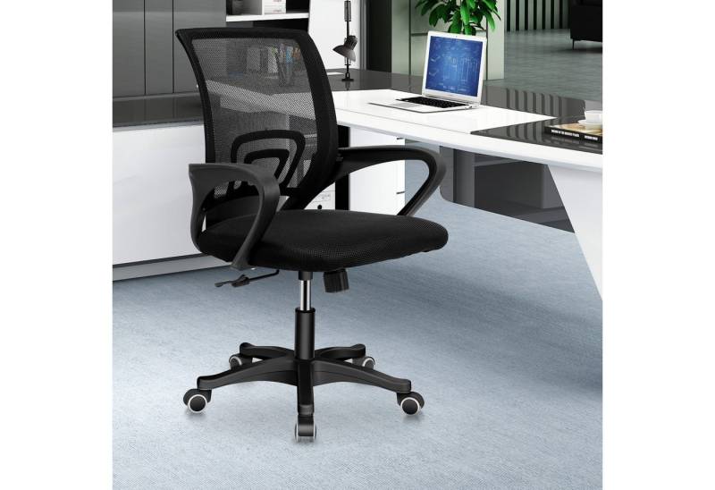 WILGOON Bürostuhl Ergonomischer Schreibtischstuhl mit Armlehnen, Mesh Computerstuhl, Arbeitsstuhl, Leichter Stuhl, 360° Drehstuhl, höhenverstellbarer von WILGOON