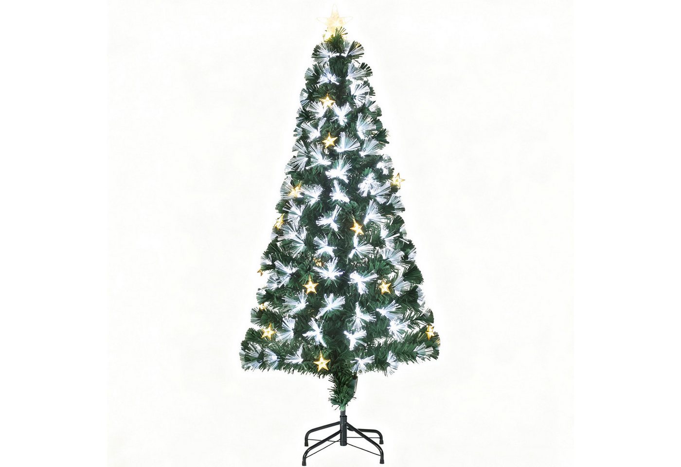 WILGOON Künstlicher Weihnachtsbaum Künstlicher Weihnachtsbaum, dichter Tannenbaum zu Weihnachten, 120 cm Baum mit LED & Faseroptik, Strahlende Farben, moderne Optik WILGOON Künstlicher Weihnachtsbaum Künstlicher Weihnachtsbaum, dichter Tannenbaum zu Weihnachten, 120 cm Baum mit LED & Faseroptik, Strahlende Farben, moderne Optik von WILGOON