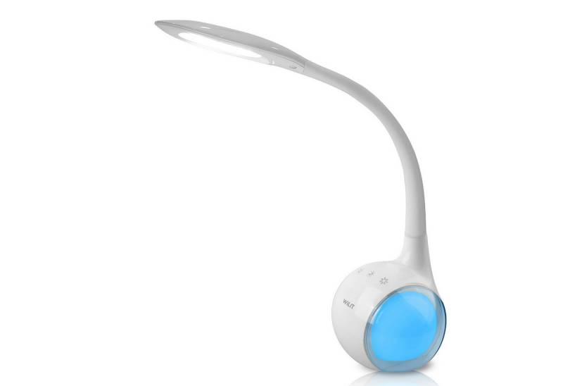 WILIT LED Nachttischlampe 5W LED Tischleuchte Kinder Nachttischlampe Touch Dimmbar, LED fest integriert, Neutralweiß, Stufenlos Einstellbares Farblicht und 3 Helligkeitsstufen von WILIT