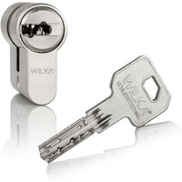 Wilka - Profilzyl. mit Si-Karte 3663 n+g, 50-60 mm, inkl. 3 Neusilberschlüssel S3 Wilka - Profilzyl. mit Si-Karte 3663 n+g, 50-60 mm, inkl. 3 Neusilberschlüssel S3 von WILKA