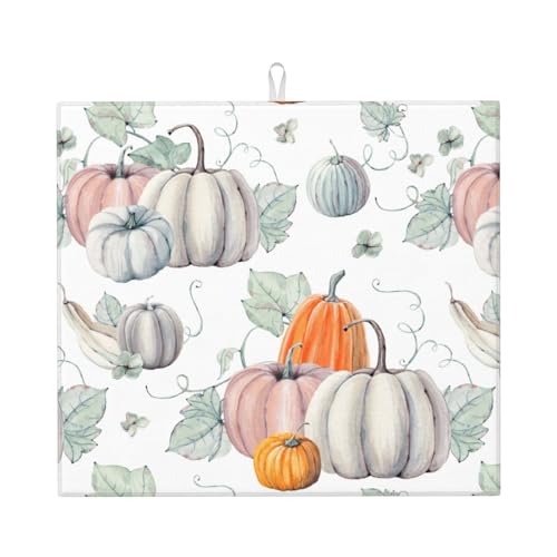 Abtropfmatte für Herbst/Herbst/Erntedankfest, Aquarell, 40,6 x 45,7 cm, für Küchentheke, Abtropfmatte, Geschirr, leicht zu reinigen Abtropfmatte für Herbst/Herbst/Erntedankfest, Aquarell, 40,6 x 45,7 cm, für Küchentheke, Abtropfmatte, Geschirr, leicht zu reinigen von WILL BUDXEG