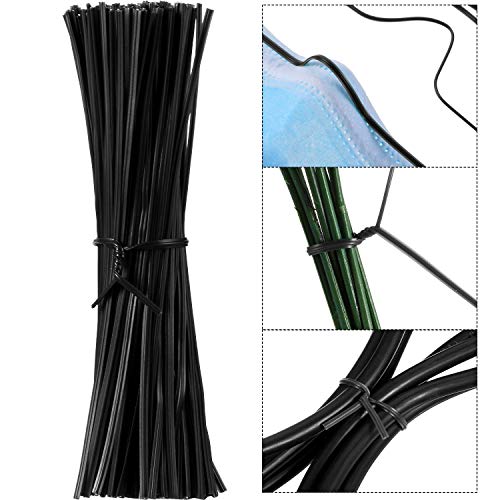 WILLBOND 200 Pezzi 12 cm Flessibile Filo Intrecciato Fascette da Giardino Piante, Clip di Naso Ponte di Naso Staffa Filo,Nero WILLBOND 200 Pezzi 12 cm Flessibile Filo Intrecciato Fascette da Giardino Piante, Clip di Naso Ponte di Naso Staffa Filo,Nero von WILLBOND