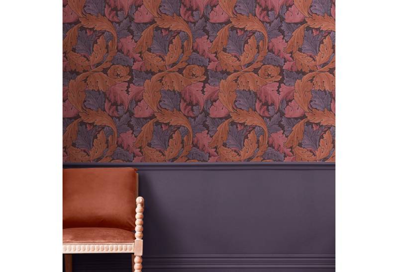 WILLIAM MORRIS AT HOME Vliestapete Acanthus, texturiert, Retro, (1 St), Design Tapeten von WILLIAM MORRIS AT HOME