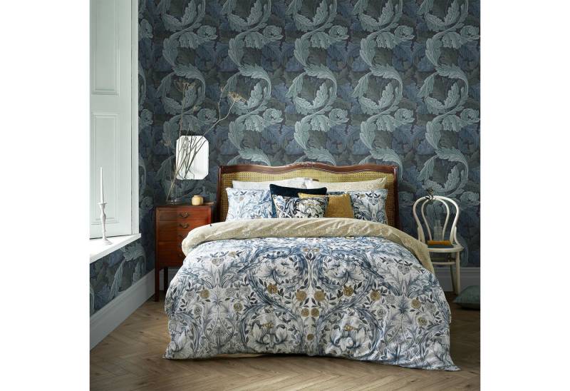 WILLIAM MORRIS AT HOME Vliestapete Acanthus, texturiert, Retro, (1 St), Design Tapeten von WILLIAM MORRIS AT HOME