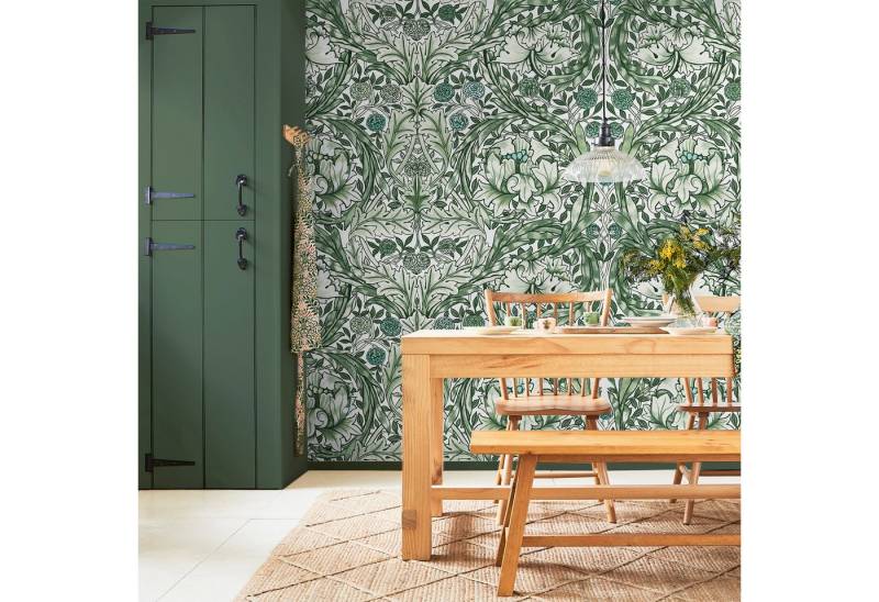 WILLIAM MORRIS AT HOME Vliestapete African Marigold, glatt, Retro, (1 St), 10mx52cm (ca. 5m2) von WILLIAM MORRIS AT HOME