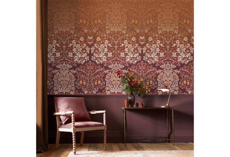 WILLIAM MORRIS AT HOME Vliestapete Blackthorn, glatt, Retro, (1 St), Designer Tapete, 10mx52cm (ca. 5m2) von WILLIAM MORRIS AT HOME