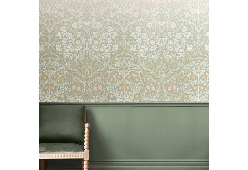 WILLIAM MORRIS AT HOME Vliestapete Blackthorn, glatt, Retro, (1 St), Designer Tapete, 10mx52cm (ca. 5m2) von WILLIAM MORRIS AT HOME