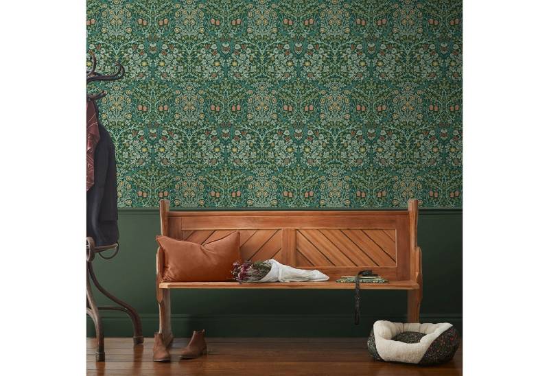 WILLIAM MORRIS AT HOME Vliestapete Blackthorn, glatt, Retro, (1 St), Designer Tapete, 10mx52cm (ca. 5m2) von WILLIAM MORRIS AT HOME