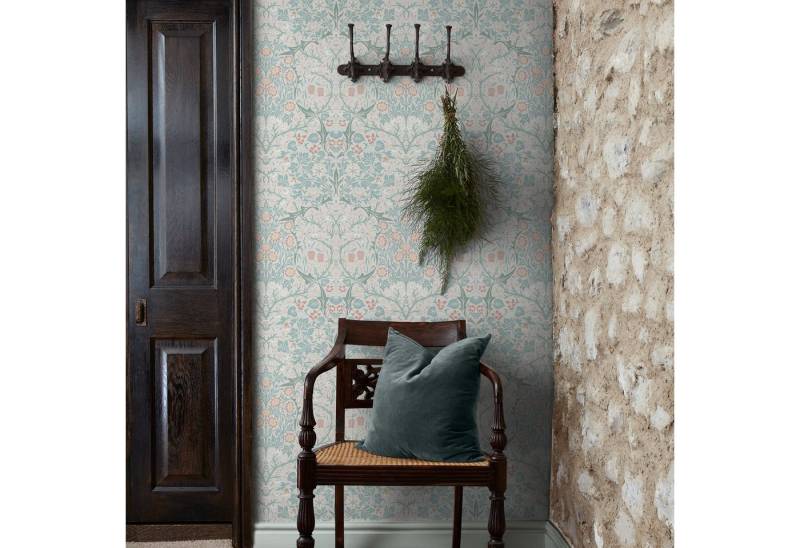 WILLIAM MORRIS AT HOME Vliestapete Blackthorn Meadow, glatt, Motiv, (1 St), Design Tapeten von WILLIAM MORRIS AT HOME