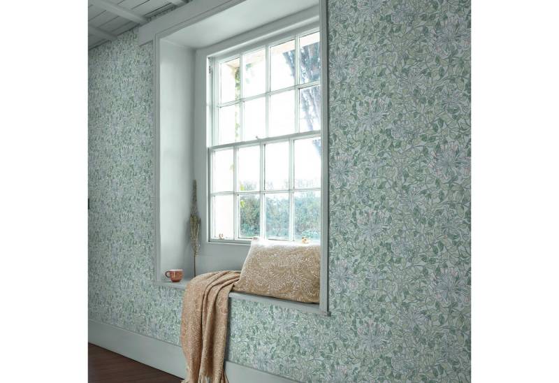 WILLIAM MORRIS AT HOME Vliestapete Honeysuckle Breeze, glatt, Motiv, (1 St), Design Tapeten von WILLIAM MORRIS AT HOME