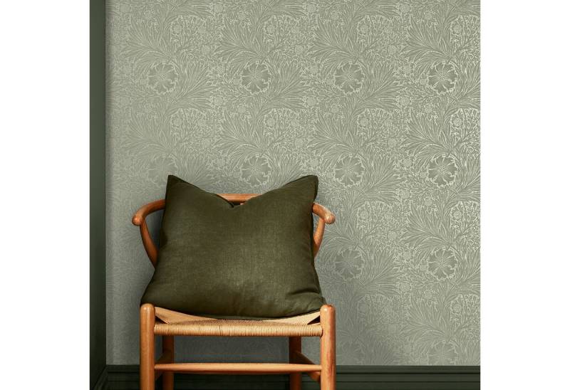 WILLIAM MORRIS AT HOME Vliestapete Marigold Fibrous, texturiert, Retro, (1 St), Design Tapeten von WILLIAM MORRIS AT HOME