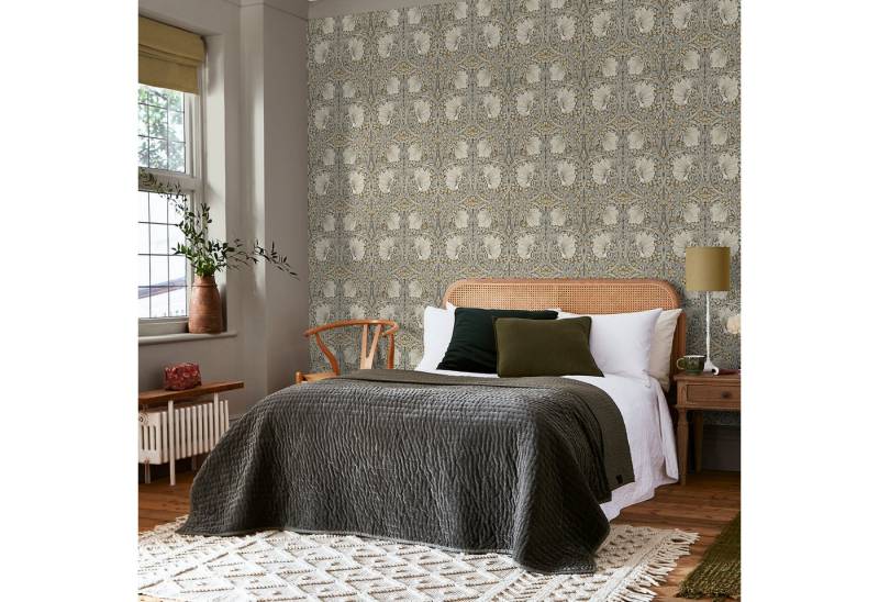 WILLIAM MORRIS AT HOME Vliestapete Pimpernel, texturiert, Retro, (1 St), Design Tapeten von WILLIAM MORRIS AT HOME