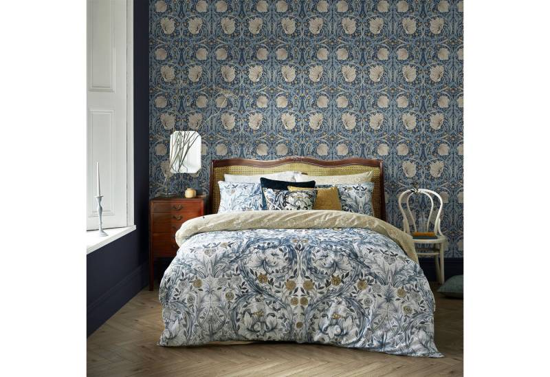 WILLIAM MORRIS AT HOME Vliestapete Pimpernel, texturiert, Retro, (1 St), Design Tapeten von WILLIAM MORRIS AT HOME