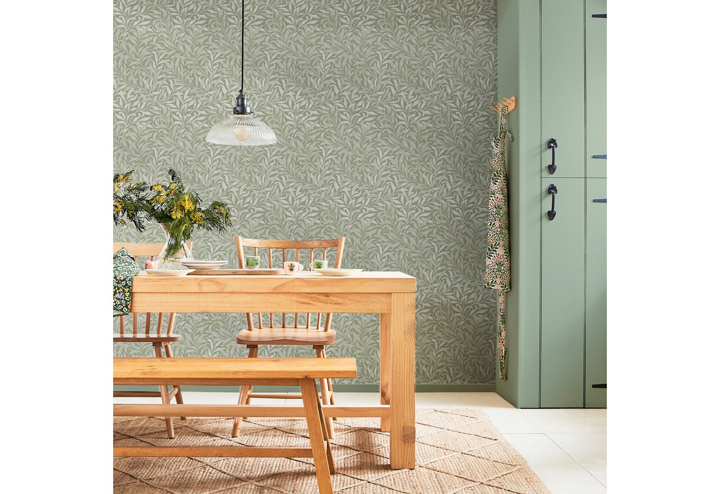 WILLIAM MORRIS AT HOME Vliestapete Willow Bough, glatt, Retro, (1 St), 10mx52cm (ca. 5m2) von WILLIAM MORRIS AT HOME