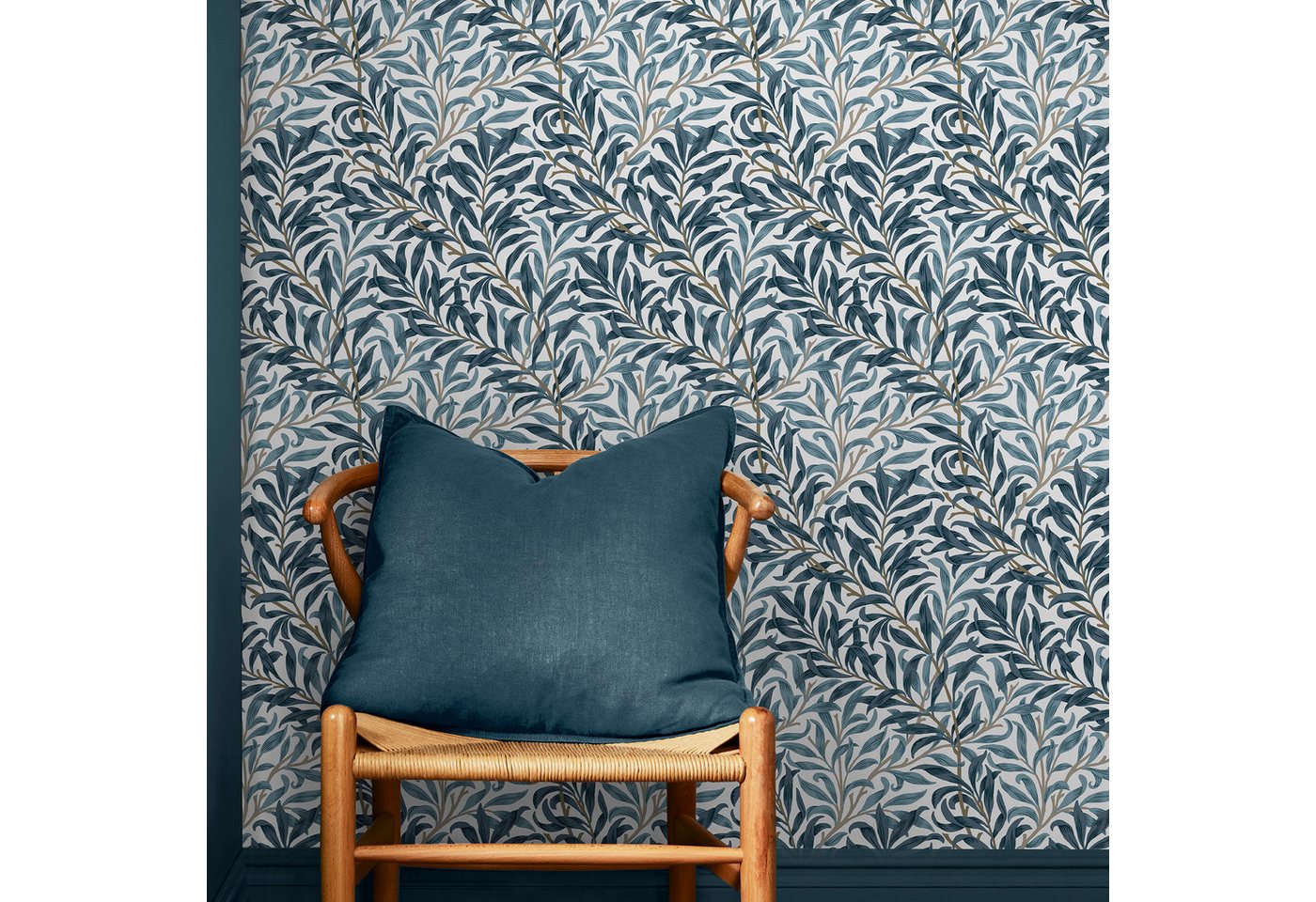 WILLIAM MORRIS AT HOME Vliestapete Willow Bough, glatt, Retro, (1 St), 10mx52cm (ca. 5m2) von WILLIAM MORRIS AT HOME