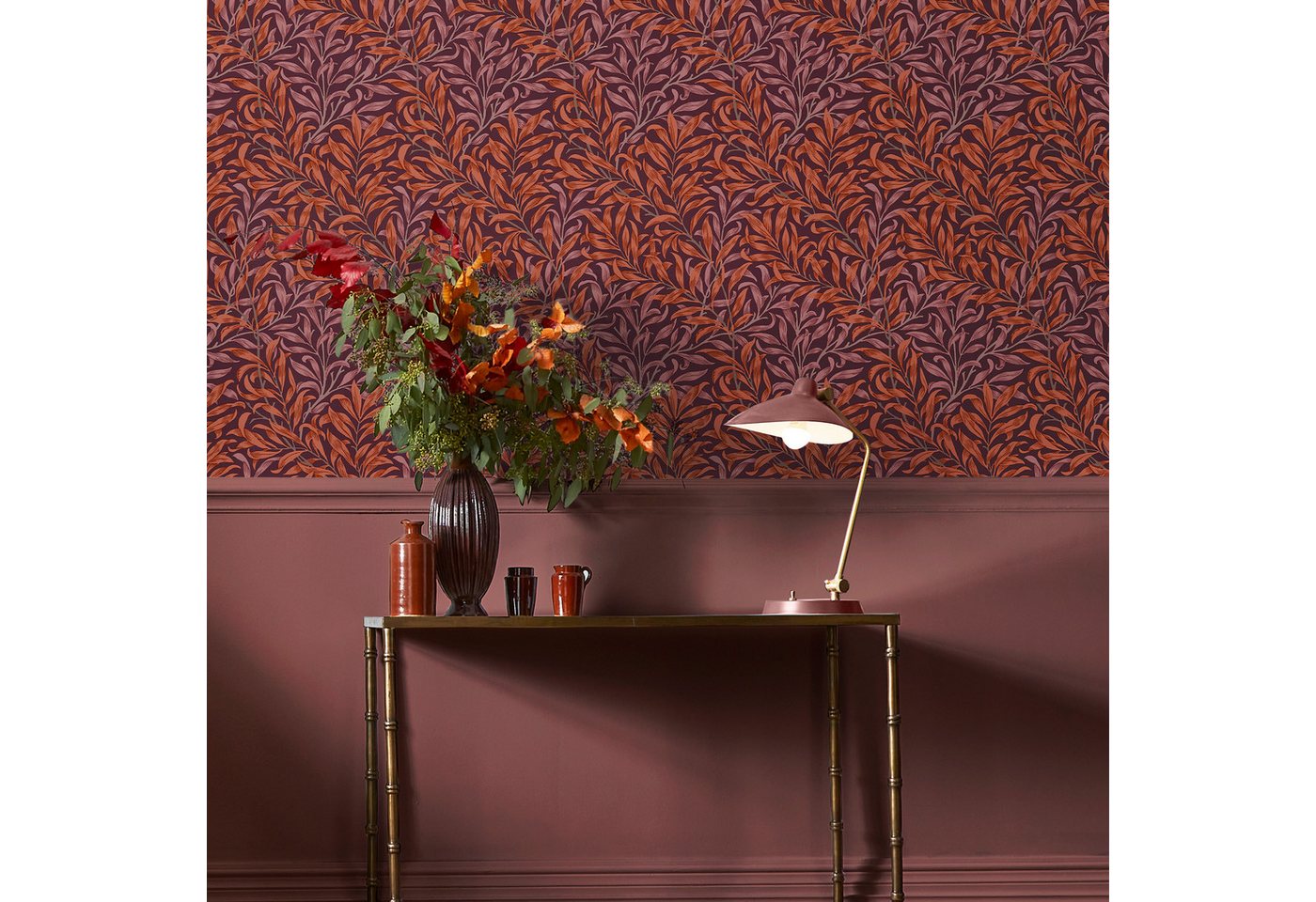 WILLIAM MORRIS AT HOME Vliestapete Willow Bough, glatt, Retro, (1 St), 10mx52cm (ca. 5m2) von WILLIAM MORRIS AT HOME
